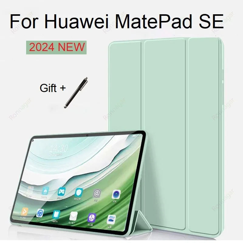 Чехол для Huawei MatePad SE, 11 дюймов, 2024 дюйма, Магнитный смарт-чехол с подставкой для MatePad SE, 11 дюймов, чехлы для планшетов, чехол с автоматическим переходом в спящий режим и пробуждением