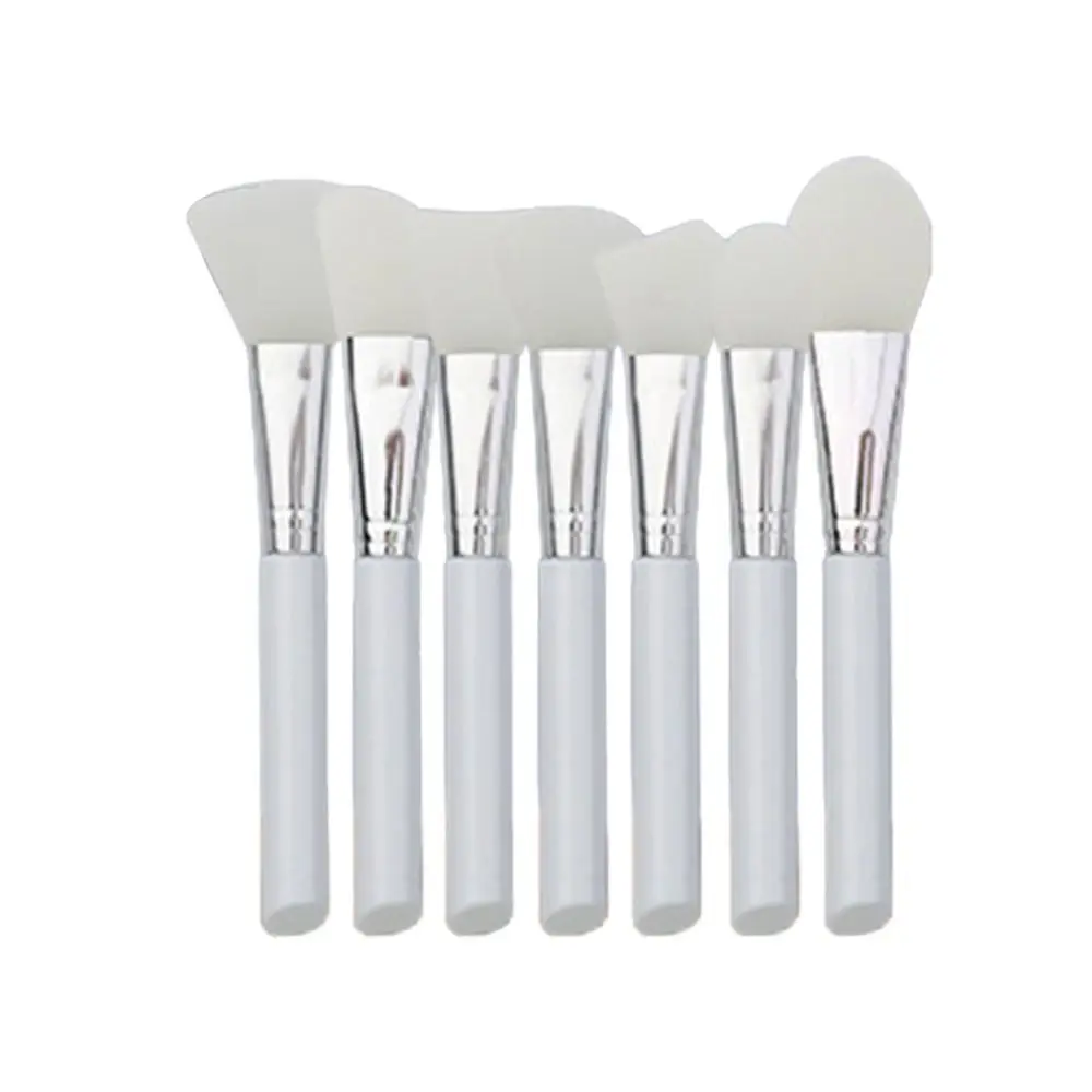 ชุดแปรงซิลิโคนสำหรับทำมาส์กหน้าแบบมืออาชีพ 7 ชิ้น แปรงแต่งหน้า แปรงผสมโคลนหน้าแบบนุ่ม อุปกรณ์เครื่องสำอาง อุปกรณ์ดูแลผิวสำหรับผู้หญิง