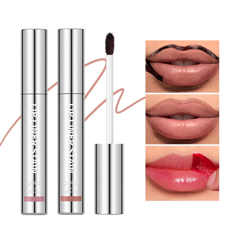 1 PC tear off lipliner, durable matte, waterproof,define and full the lips easily