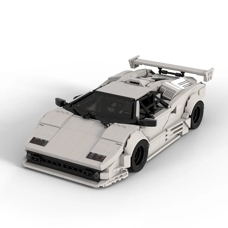 

1688 шт. MOC Countach Liberty Walk Стиль Iconsed Модель Строительные игрушки Блоки DIY Творческая идея Кирпич Рождественские подарки День рождения