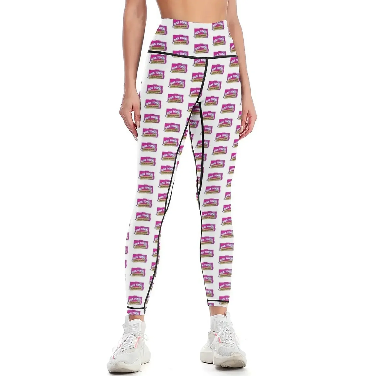 

Rolling in Box Tops Leggings Golf wear legings for fitness for girls flared Womens Leggings