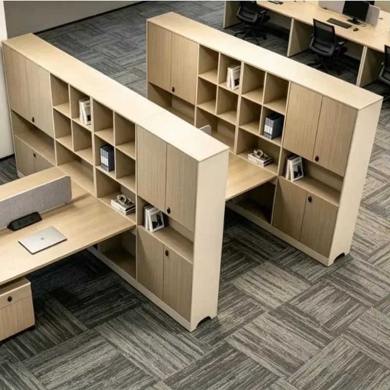 Custom Modern Modular Desk Convertible Extended Workbench with Drawer Locker Wooden Panel