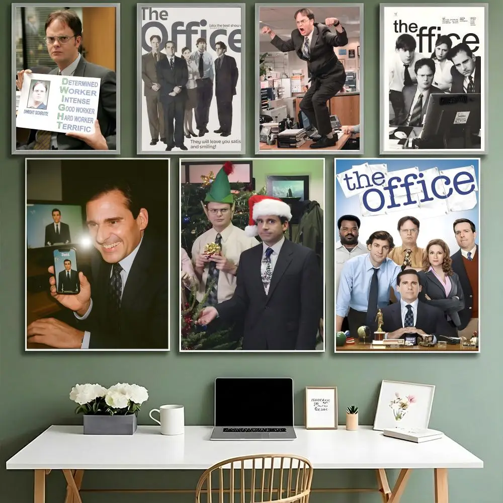 T-The Office WORKPLACE SITCOM Poster HD Waterproof High-Toughness Self-Adhesive Wall Decor Universal