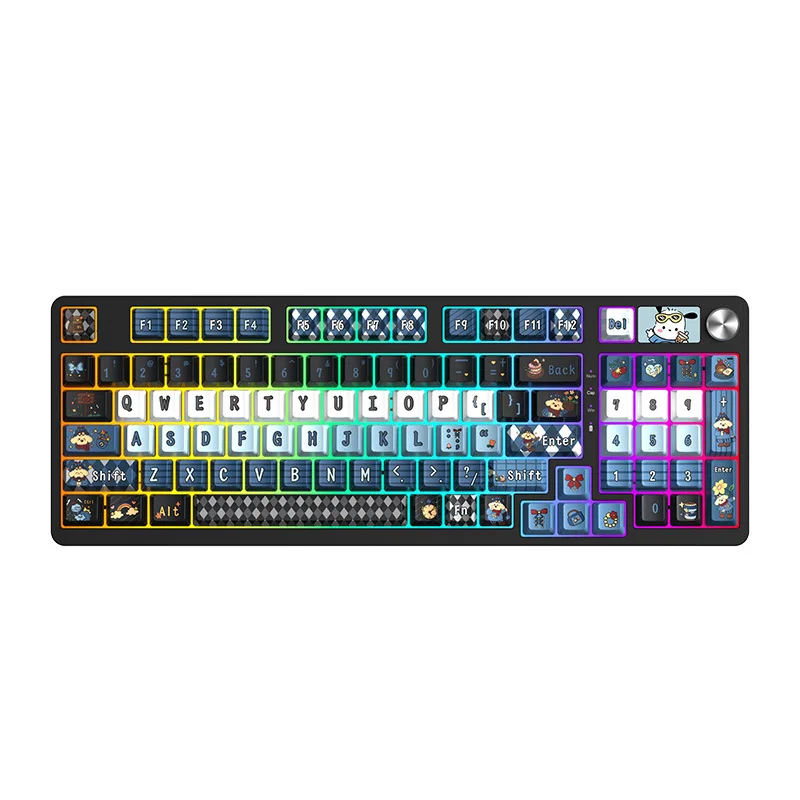 

Three-mode mechanical keyboard, silent game customization