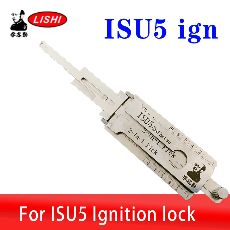 

ISU5 ign LISHI 2in1 For ISU5 Ignition lock Decoder Car Door Open tool Lock Pcik tool Locksmiths tool