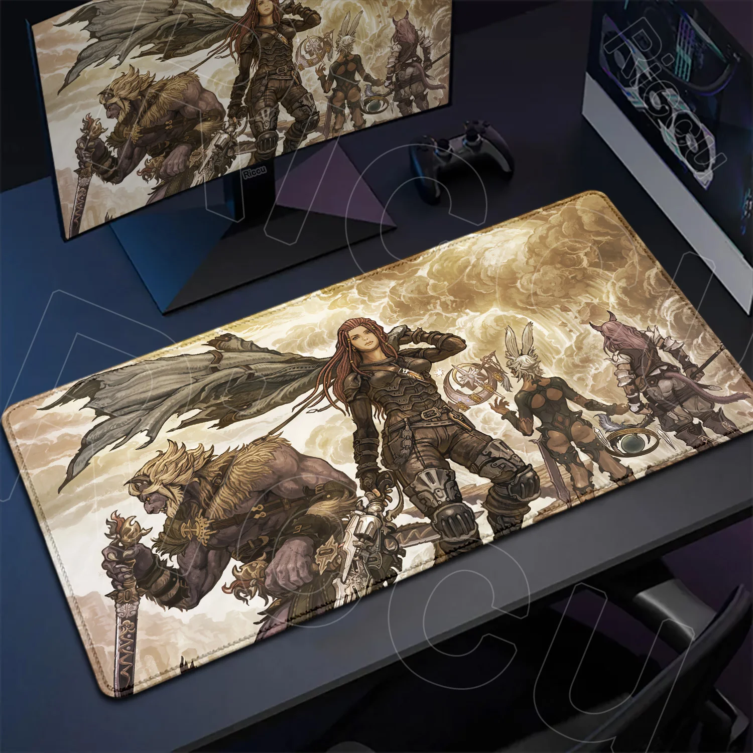 

Large Computer Mousepad Final Fantasy Anime Mausepad Mice Rug Xxl Office Accessories Rubber Speed Deskmat Keyboard Gaming Carpet
