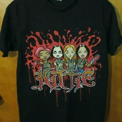 Kittie Band Cartoon Graphic Black Shirt Medium Shirt Mens Women AdultS-4XL B1361