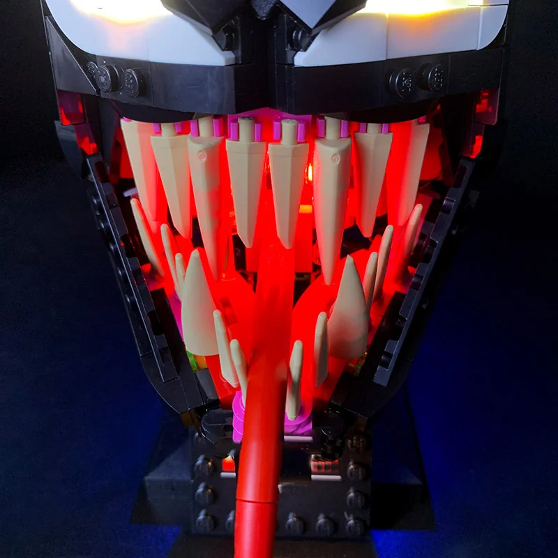 مجموعة إضاءة LED متوافقة مع طراز مكعبات البناء Lego 76187 Venom (لا تشمل الطوب النموذجي)