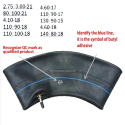 Motorcycle Inner Tube 80-90-100-21 Off-Road Tires 4.00-18 110/90-17 4.60-17 130/90-15 140/80-18 120/90-19 2.75/3.00-21
