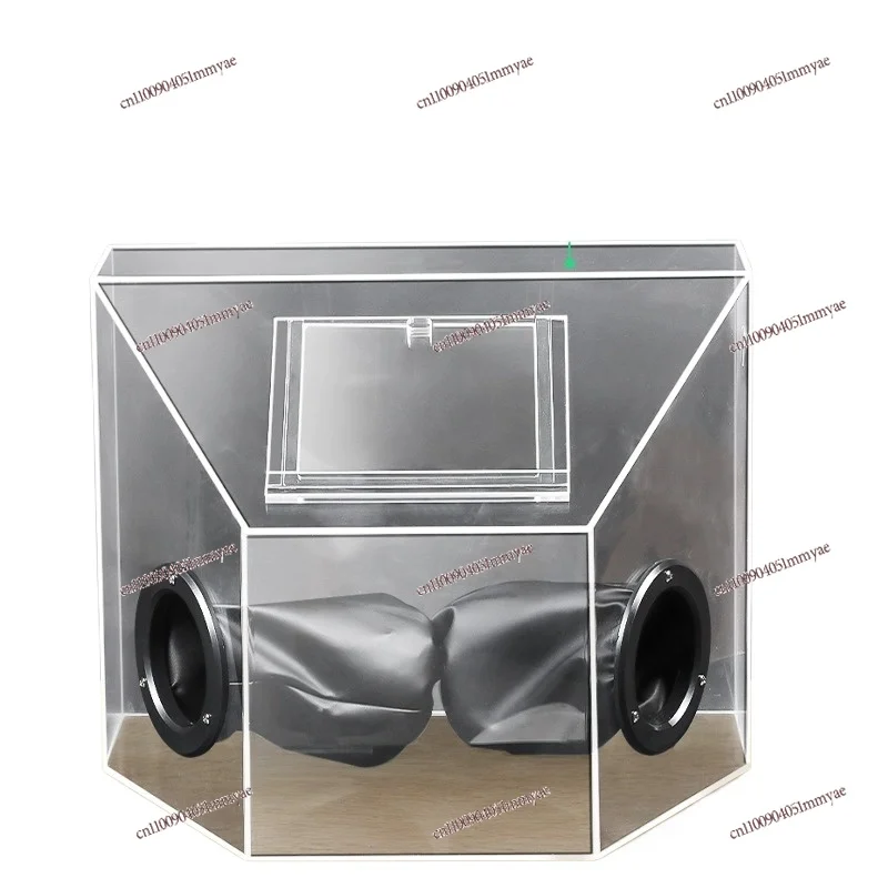 

Jewelry Gold and Silver Grinding Table Transparent Cover Dust Box Acrylic Hanging Grinder Tooth Machine Engraving and Polishing