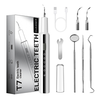 Electric Ultrasonic Tooth Cleaner For Teeth Tartar Eliminator Waterproof IPX6 Plaque Stains Remover Oral Teeth Tartar Remover