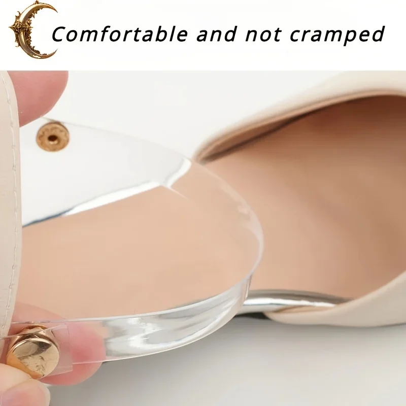 Unsichtbare Verstellbare Befestigungsgurte Transparente Schnürsenkel für High Heels Klare Schuhbänder zum Fixieren Loser Knöchelschnürsenkel – Detail 3