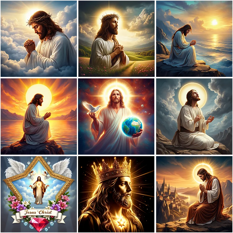 Embroidery Jesus - 5D DIY Religion Jesus Diamond Painting