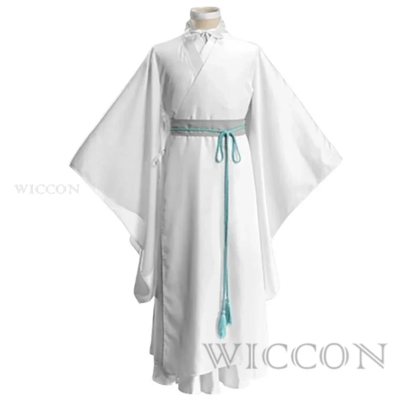 Anime Heaven Official S Blessing Cosplay Xie Lian Cosplay Costume White Han Fu Clothes Wig Full Suit Anime Outfits for Women Men