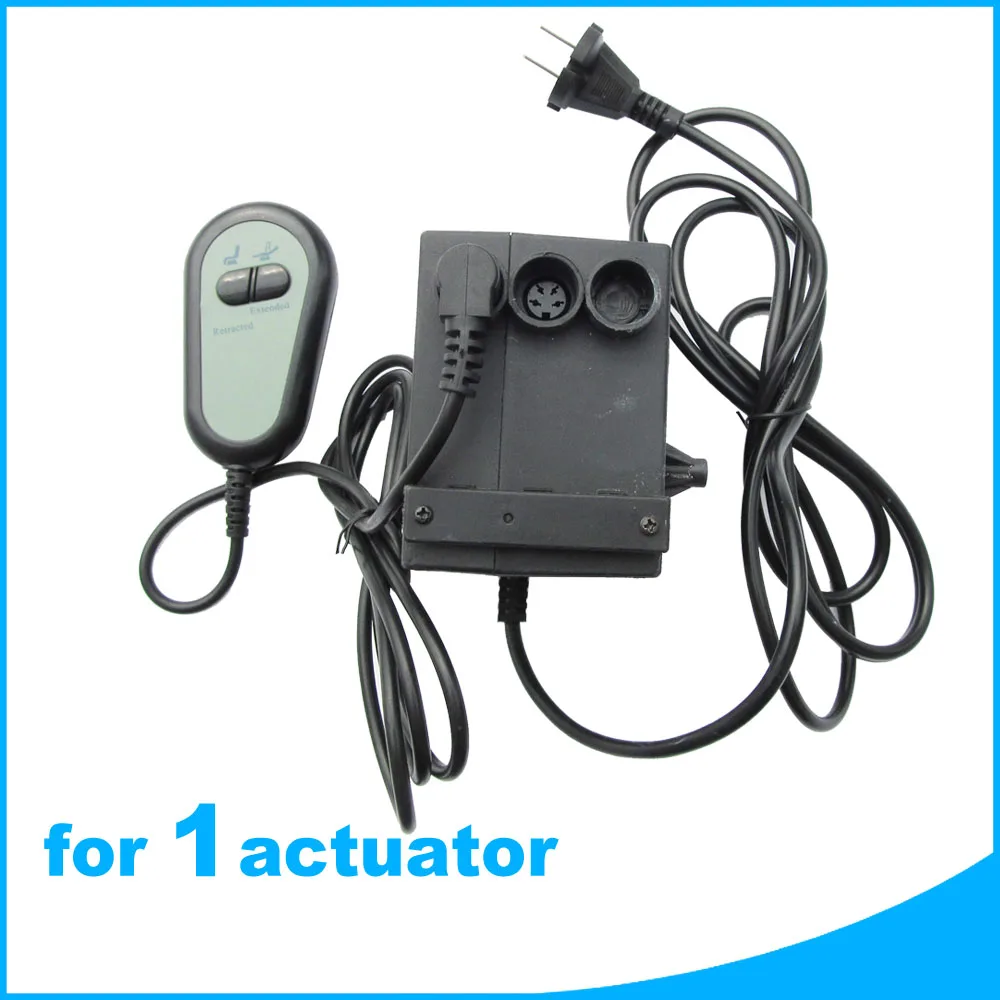 Input AC 100-220V For one Linear actuator DC 24V 5A power supply Electric adapter Progressive Manual switch controller kit