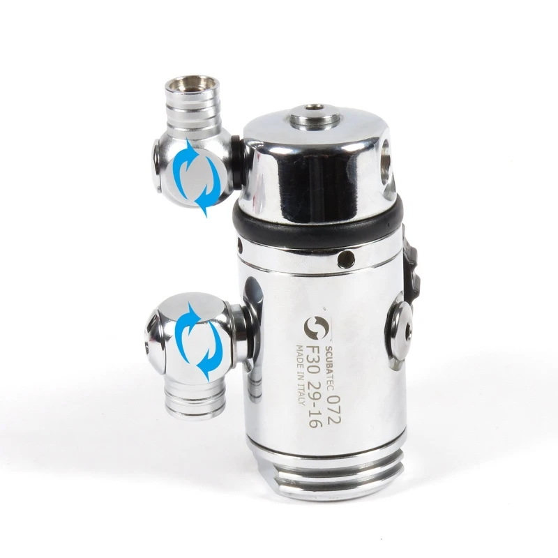 360 Degree Rotation Hose Adapter Low High Pressure Diving Accessories Regulator Connector Fit for 1nd Stage