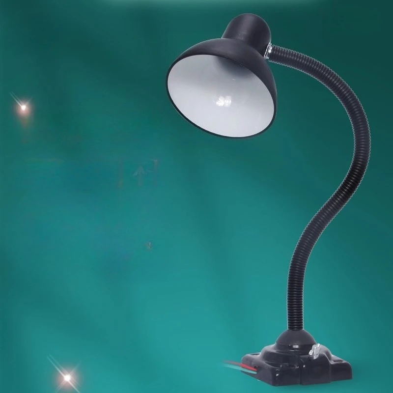 LED E27 لمبة آلة أداة ضوء العمل 45/47 سنتيمتر مرنة معقوفة الجدول مصباح ل مخرطة الصناعية آلة معدات الجدول الخفيفة