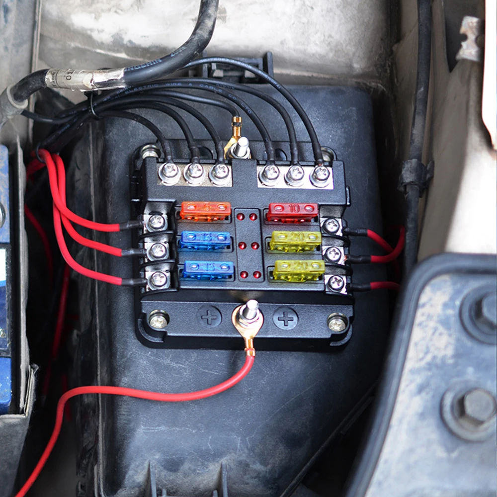 Suporte de fusível para carro, durável, conveniente, universal, eficiente, confiável, marinho, interruptor de conector de fusível, acessórios universais para carro