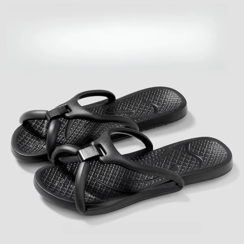 

Japanese-style outdoor business trip foldable travel slippers men's portable beach flip-flops bath hotel travel