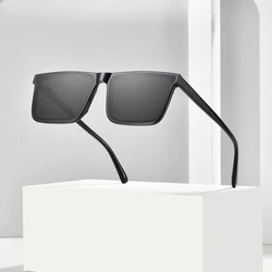 Gafas de sol Anti-UV para hombre y mujer, lentes de sol con forma cóncava, montura larga, novedad de 2024