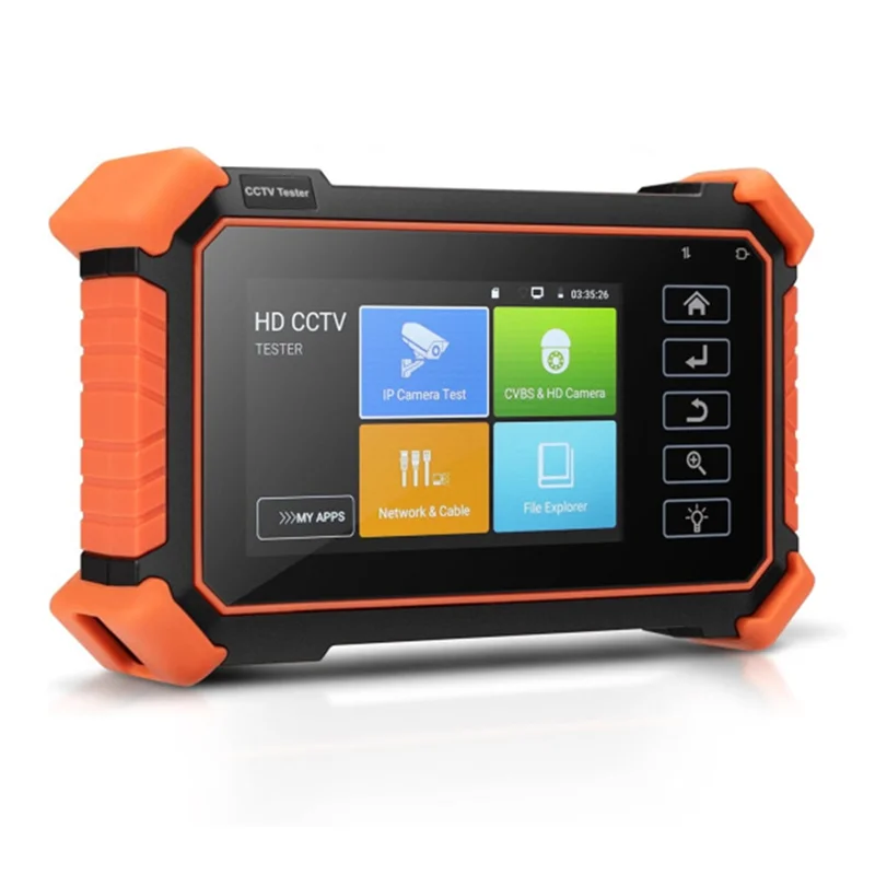 A73E-8K Portable CCTV IP Camera 8MP AHD CVI TVI Analog Tester UTP Cable Tester WIFI Connectivity