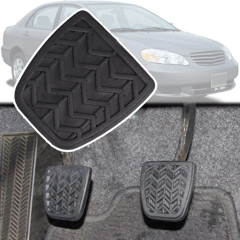 Car Brake Clutch Foot Pedal Pad Cover Replacement Parts For Toyota Corolla E120 E130 2008 2007 2006 2005 2004 2003 Allex