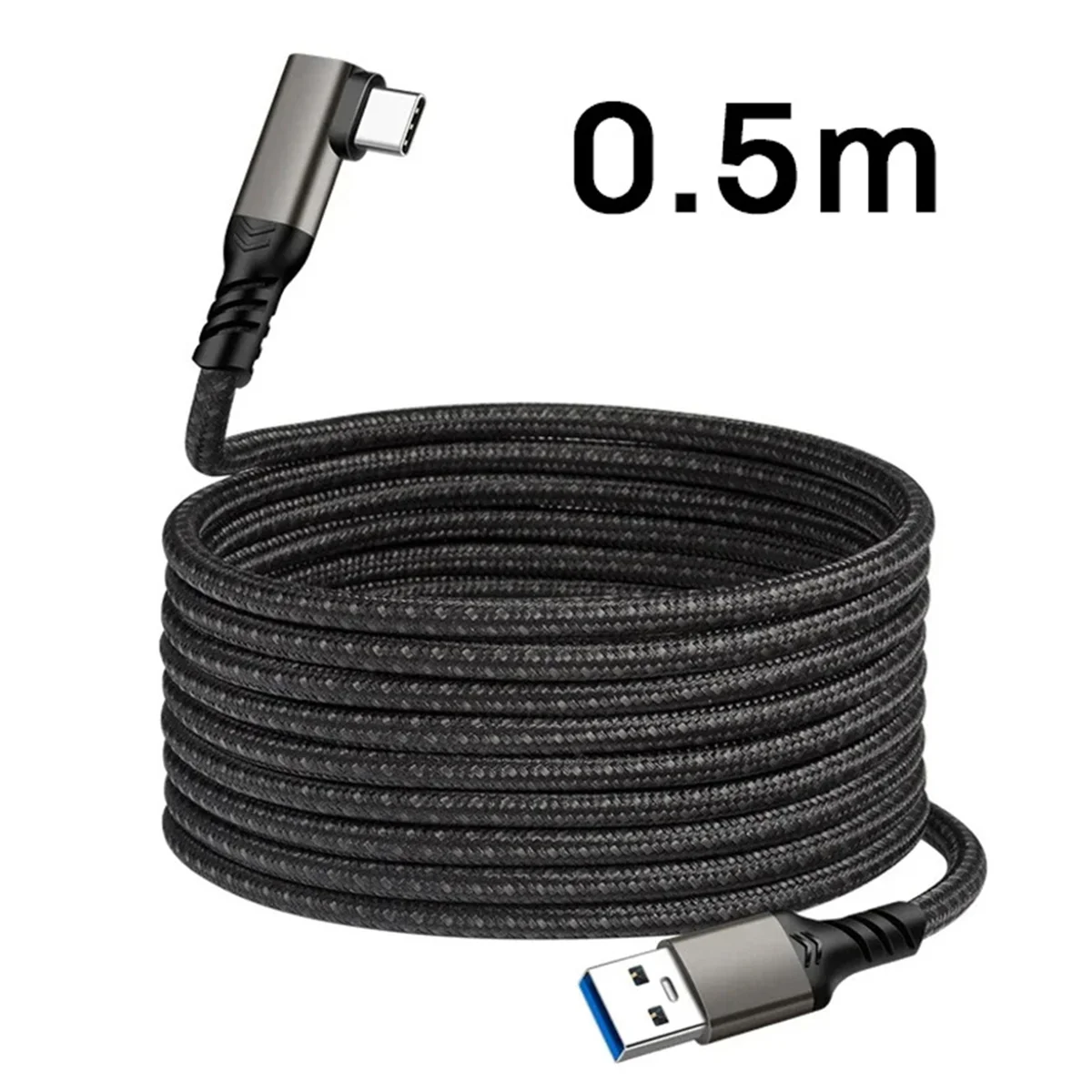 Link Cable for Quest 2 VR USB 3.2 Quick Charge Cables Data Transfer Fast Charges VR Headset Accessories,0.5 Meter