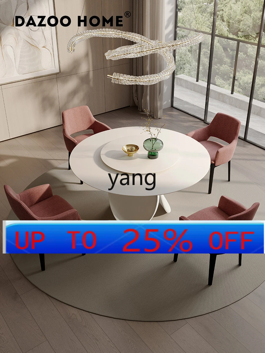 

Lmm Modern Simple Cream Wind Tempered Glass Petal Dining Table Household Dining Table