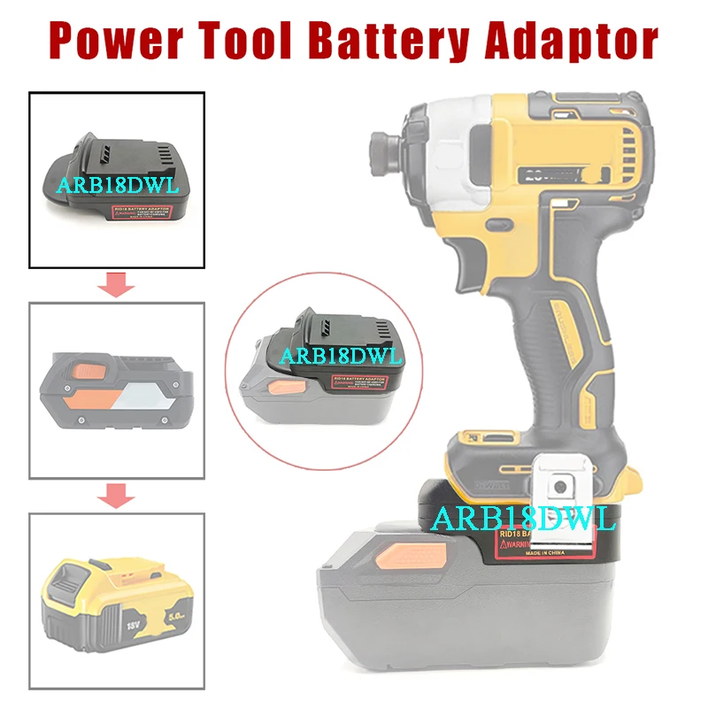 L1830R convertitore adattatore per AEG RIDGID li-ion batteria per Bosch per Makita per DeWalt per Milwaukee per Hitachi Worx Power Tool