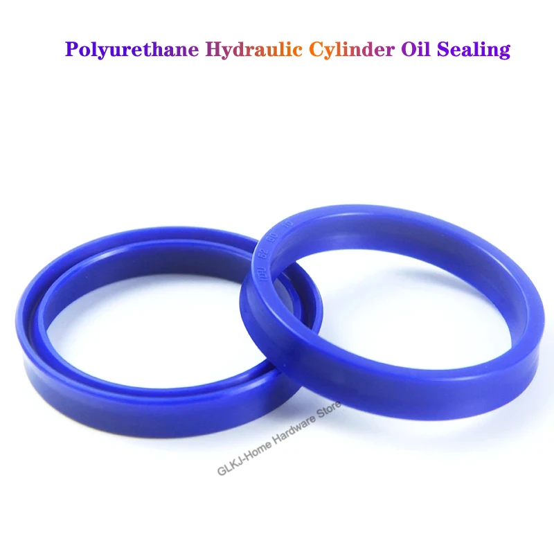 1/2/3pcs Thickness 8mm Polyurethane Hydraulic Cylinder Oil Sealing Ring UN/UHS/U/Y Type Shaft Hole General Sealing Ring Gasket