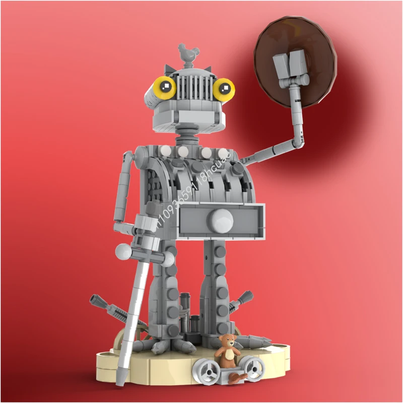 525pcs MOC Ritter Rost the Rusty Knight Castle Blocos de construção Presente de Natal Feriado Temático Edição limitada geométrica