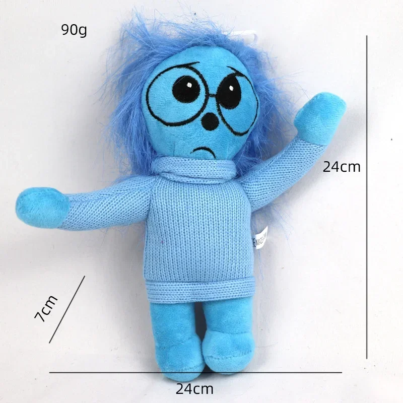 Binnenstebuiten 2 Pluche Poppen Binnenstebuiten Pluche Speelgoed Schattige Cartoon Plushie Pop Zacht Gevulde Anime Perifery Speelgoed Kinderen Verjaardagscadeaus