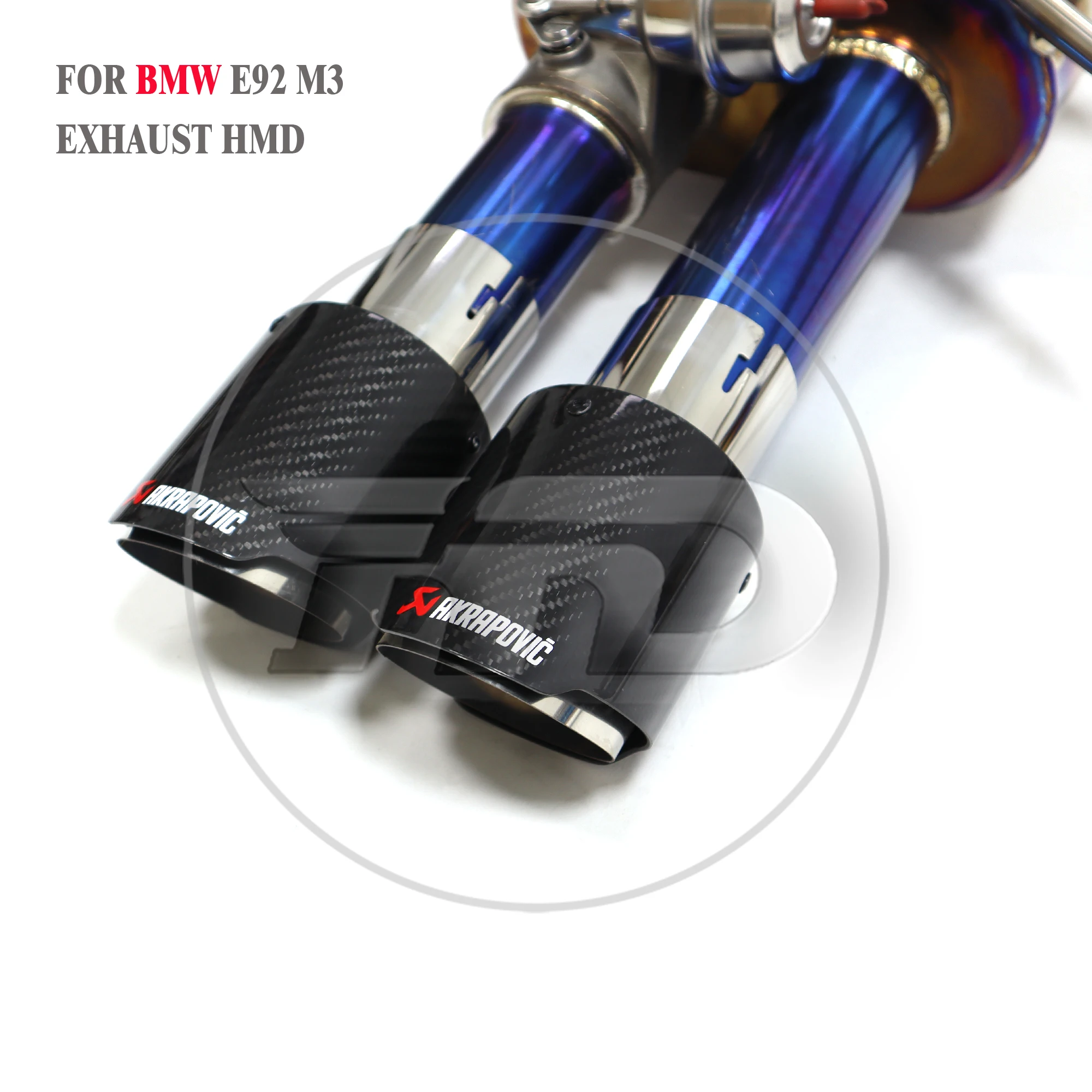 HMD Hot Sales TC4 Catback-uitlaat voor BMW M3 E92 met elektronische klepuitlaat Gelijke lengtepijp