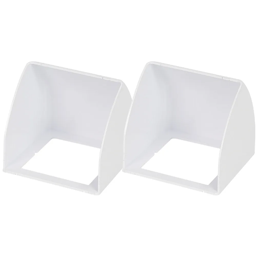 

2 шт. универсальных водонепроницаемых пластиковых защитных чехлов для дверных звонков, подходят для устройств контроля доступа и считывателей карт.