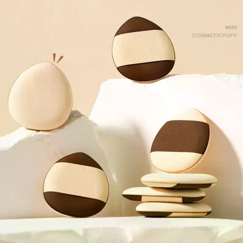 5/10Pcs Mini Finger Puff Foundation Small Teardrop Air Cushion Powder Sponge Face Concealer BB Cream Cosmetic Applicator Makeup