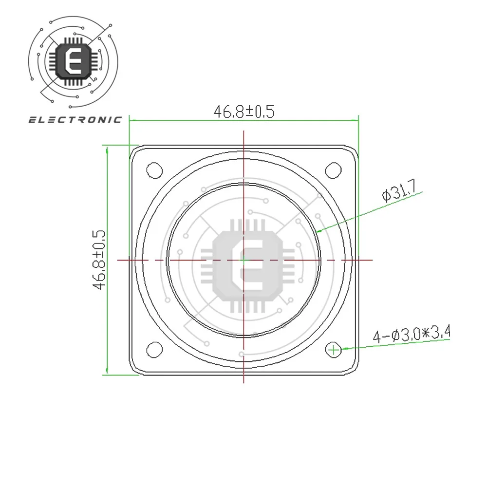 1 sztuk 47mm przenośny głośnik audio głośnik basowy 4 Ohm 15W głośnik niskotonowy wzmacniacz głośnikowy domowe kino dźwiękowe DIY