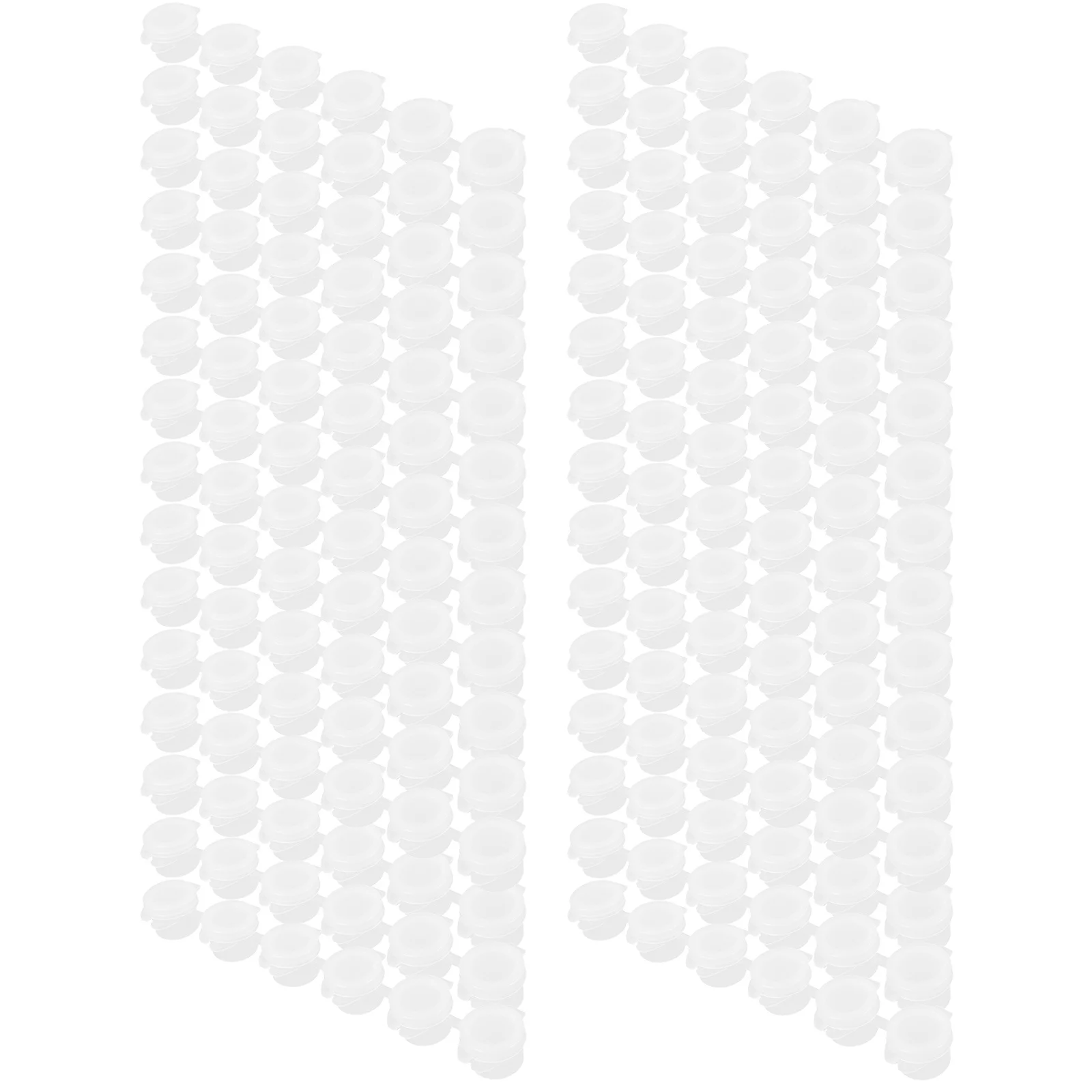 30 個の顔料ボックスクリアストレージコンテナ 3 ミリリットルペイントポットポッドストリップ顔料化粧品グリッターパウダービーズ用