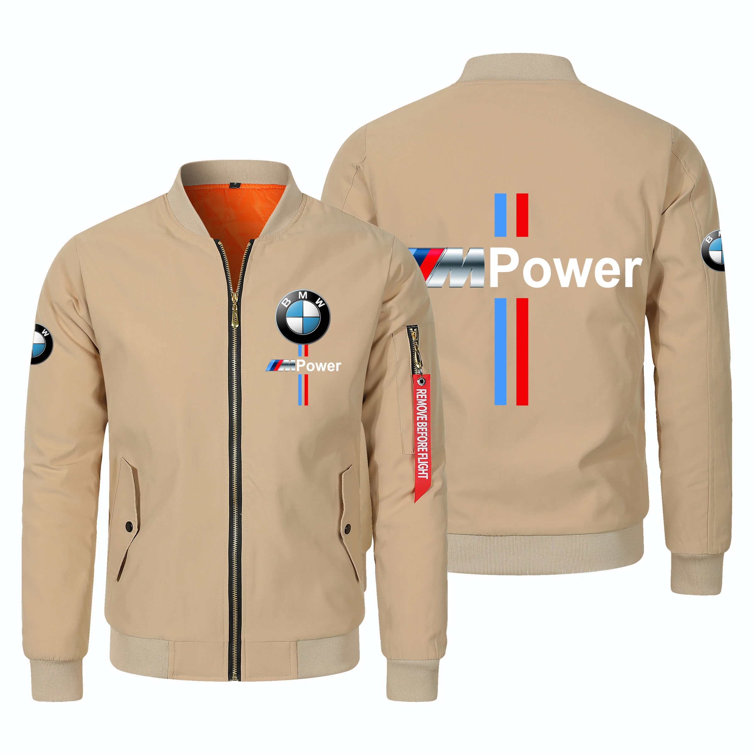 New Autumn And Winter Men's Cotton Jacket, Thickened BMW Jacket, Cold Resistant Outdoor Jacket, Men's BMW Logo Jacket