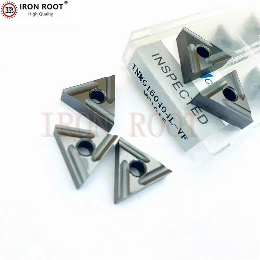 IRON ROOT CNC Metal Lathe Machining Tools Turning Inserts Cermet Inserts TNMG160404L,TNGG160408L,-VF MC1015  For MTFNR/L Tools