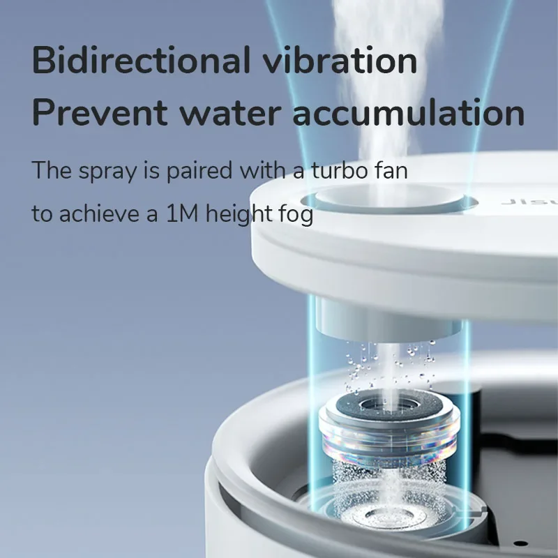 Double Spray Cool Mist Humidifier 1L - No Water Droplets Air Diffuser USB Desktop Humidifier