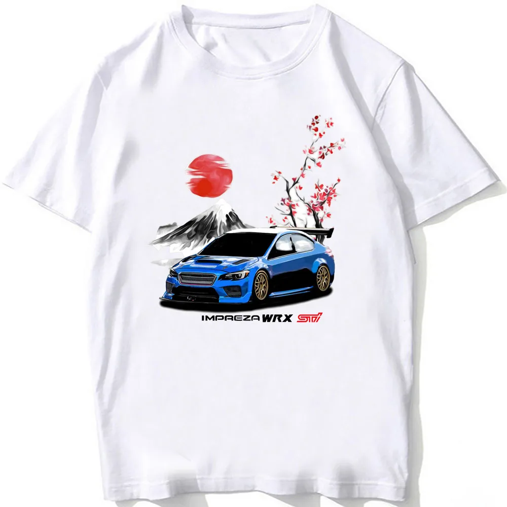 Anatomy JDM Sport Racing Impreza WRX STI T Shirt New Men Short Sleeve Impreza GC8 Legend T-Shirt Hip Hop Boy Casual White Tees