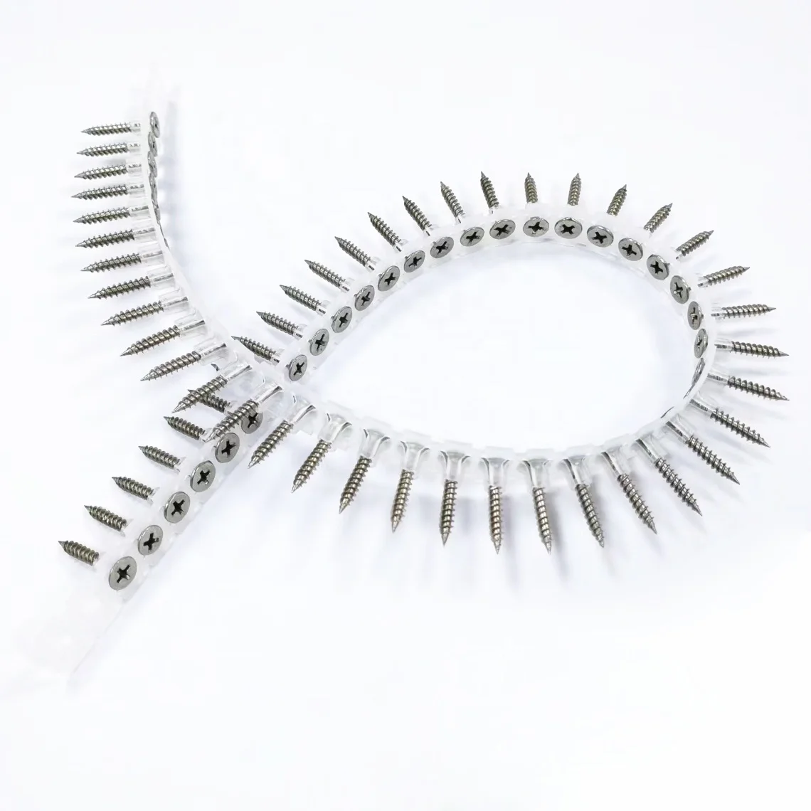 

Stainless Steel Grade A2 Bugle Head Collated Drywall Screws for Wood & Steel