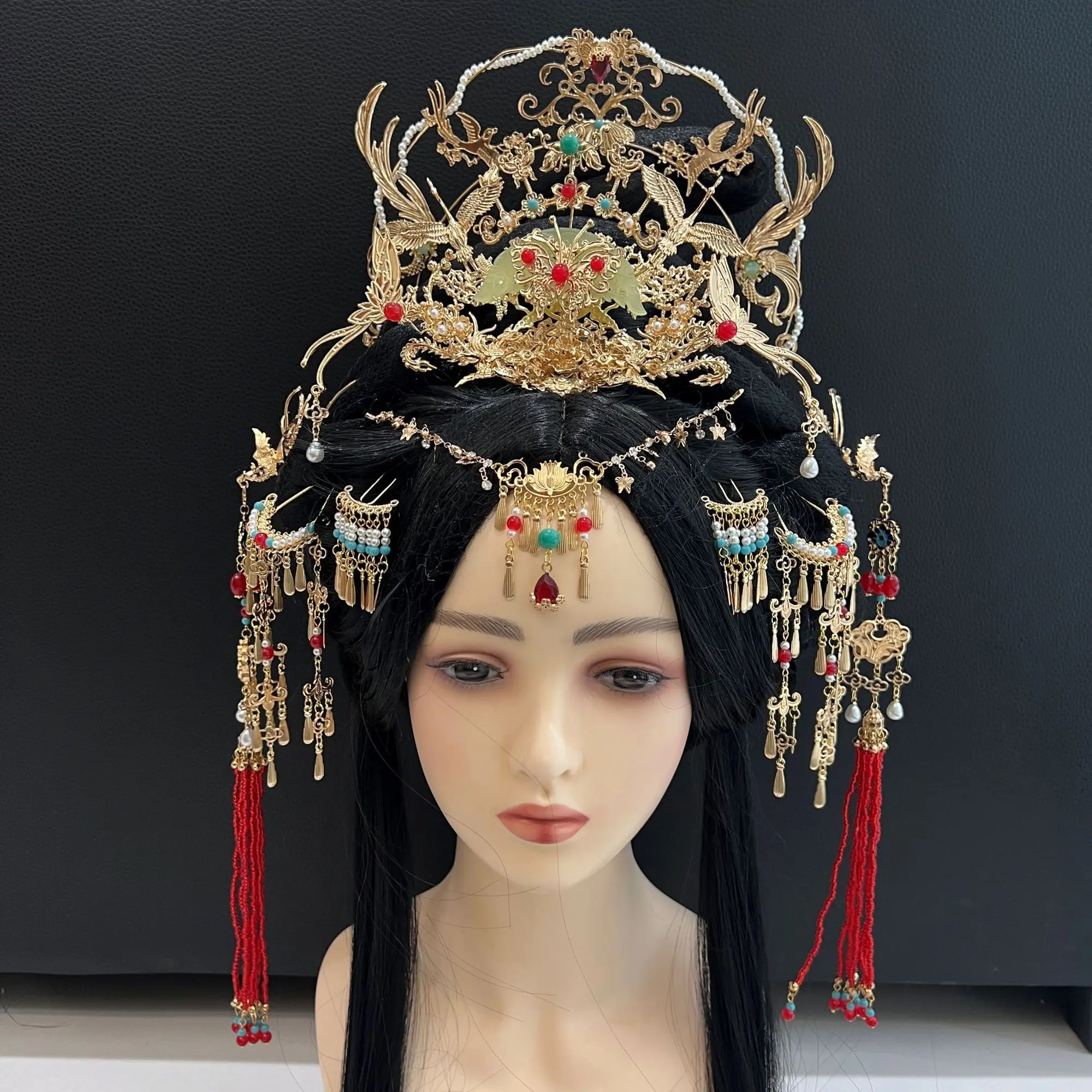 Exotic Style Dunhuang Flying Apsaras Dance Performance Hairpins Set Chinese Vintage Retro Bridal Wedding Hair Accessories