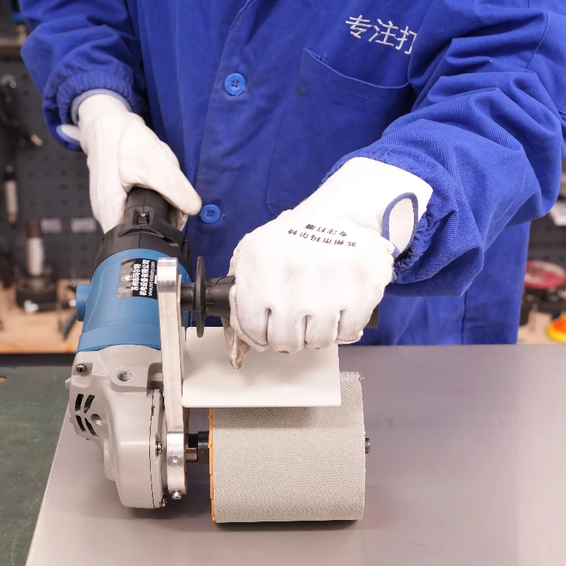 Handheld High power Polisher Multifunctional Electric Polishing Machine Stainless Steel Surface Repair Plane Drum Sander