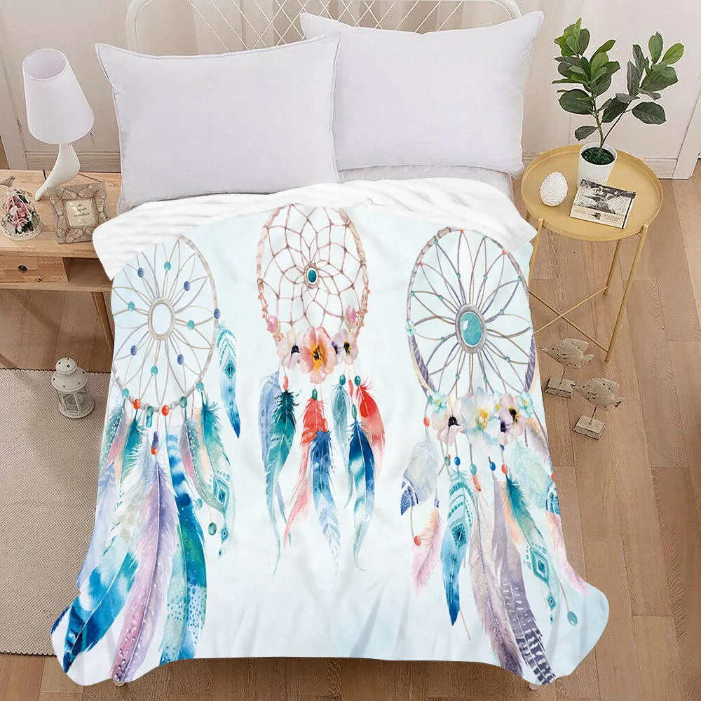 Factory Direct Sales Polyester Fleece Blanket Throw Blanket Home Bed Sofa Decoration Printed Blanket