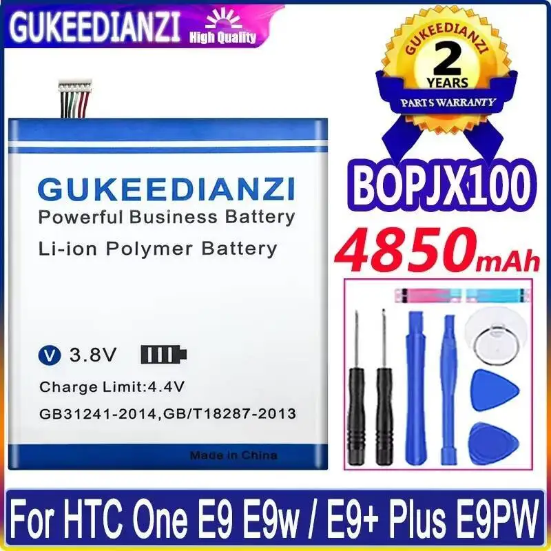 

4850Mah Long-Lasting Mobile Phone Battery For Htc One E9 E9w E9+ Plus E9PW BOPJX100 Version