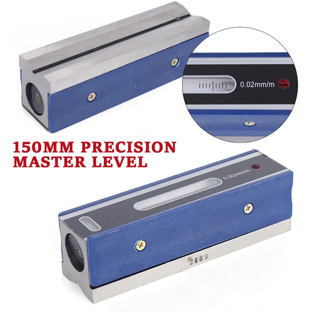 150mm/300mm Precision Master Level Instrument 0.02mm/m High Accuracy Bar Level Machinist Tool