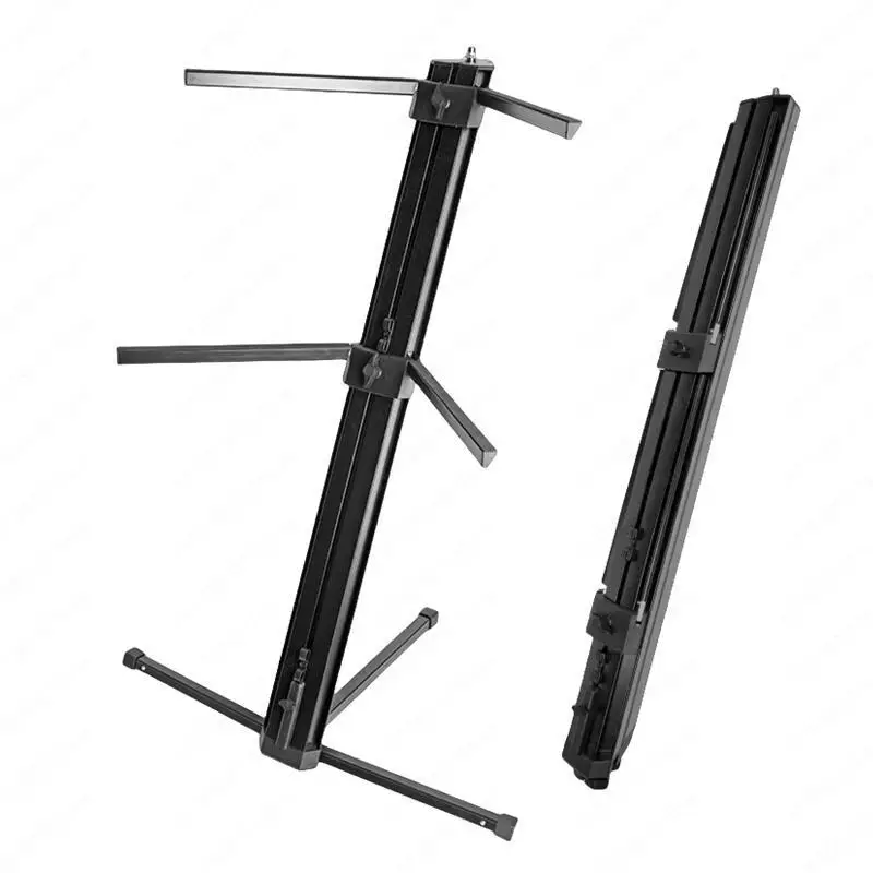 KS1000B DDP RTS Studio columna portátil profesional 88 teclas 2 niveles soporte para teclado de araña música para teclado de Piano