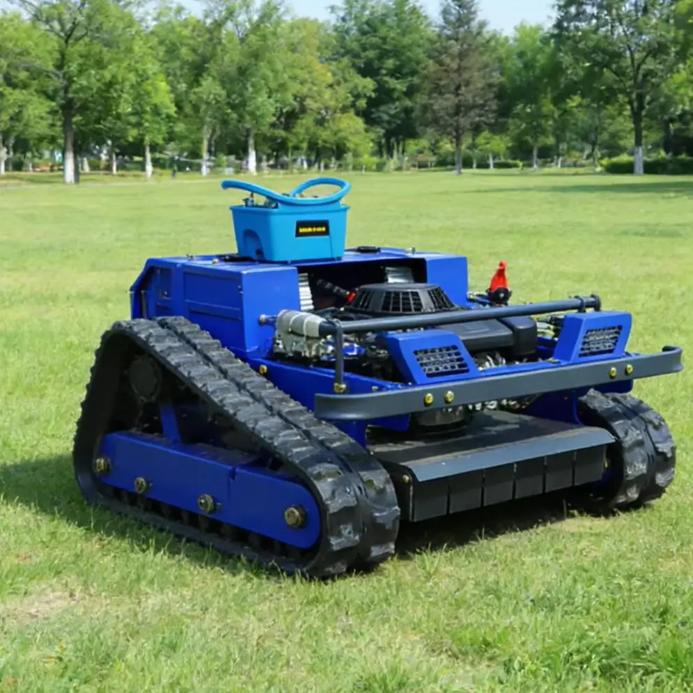 

Customised CE EPA Certified Small Robot Grass Cutter Cutting 550mm Remote Control Crawler Flail Lawn Mower