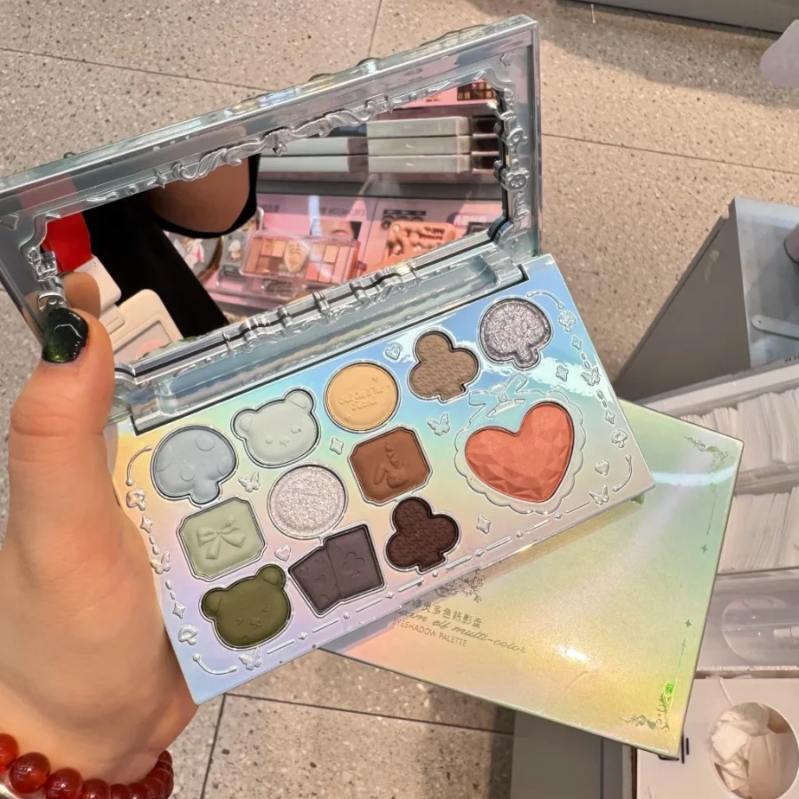 Paleta de sombras de ojos neutras de 12 colores con acabados ultravanecidos y sedosos Maquillaje de ojos de alto pigmento con una fórmula de larga duración